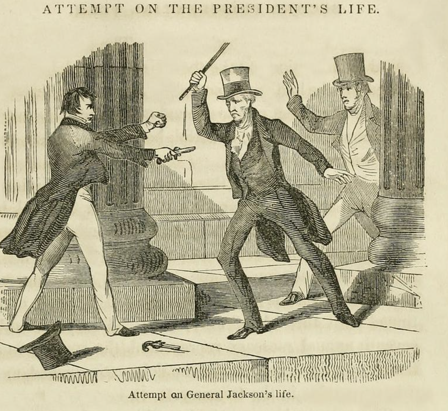 andrew jackson assassination attempt - Attempt On The President'S Life. Attempt an General Jackson's life..